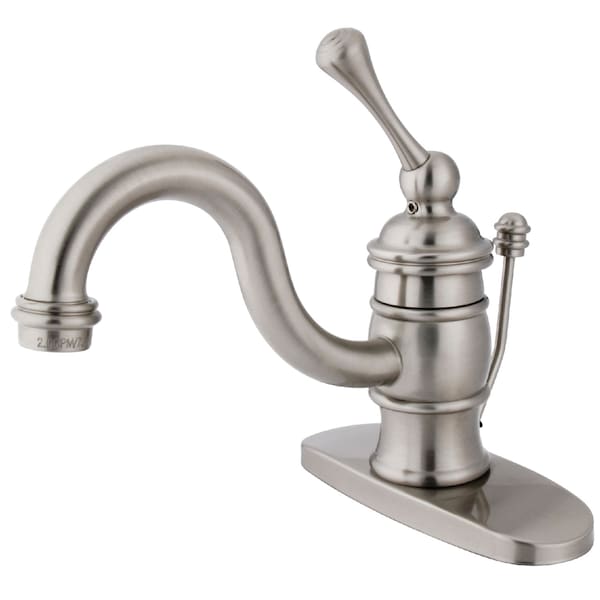 4" Centerset Single, Handle Bathroom Faucet, Brushed Nickel